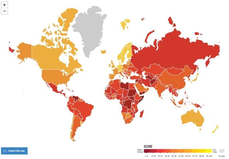  Raport: Cele mai puternice state din lume au devenit tot mai corupte