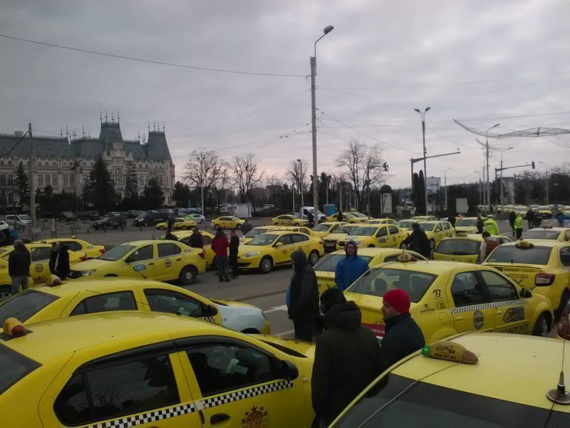  Un nou protest al taximetriştilor, astăzi, în Centru. Ce zone din oraş vor fi afectate?