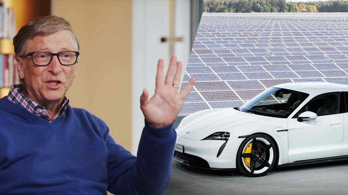  Bill Gates a preferat să cumpere un Porsche integral electric şi nu un automobil Tesla