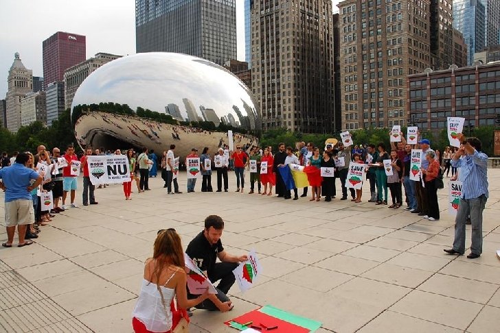  Proteste la Chicago împotriva proiectului minier de la Roşia Montană