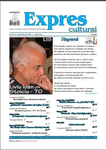 A apărut numărul 2 al revistei Expres cultural, ediţie dedicată scriitorului Liviu Ioan Stoiciu
