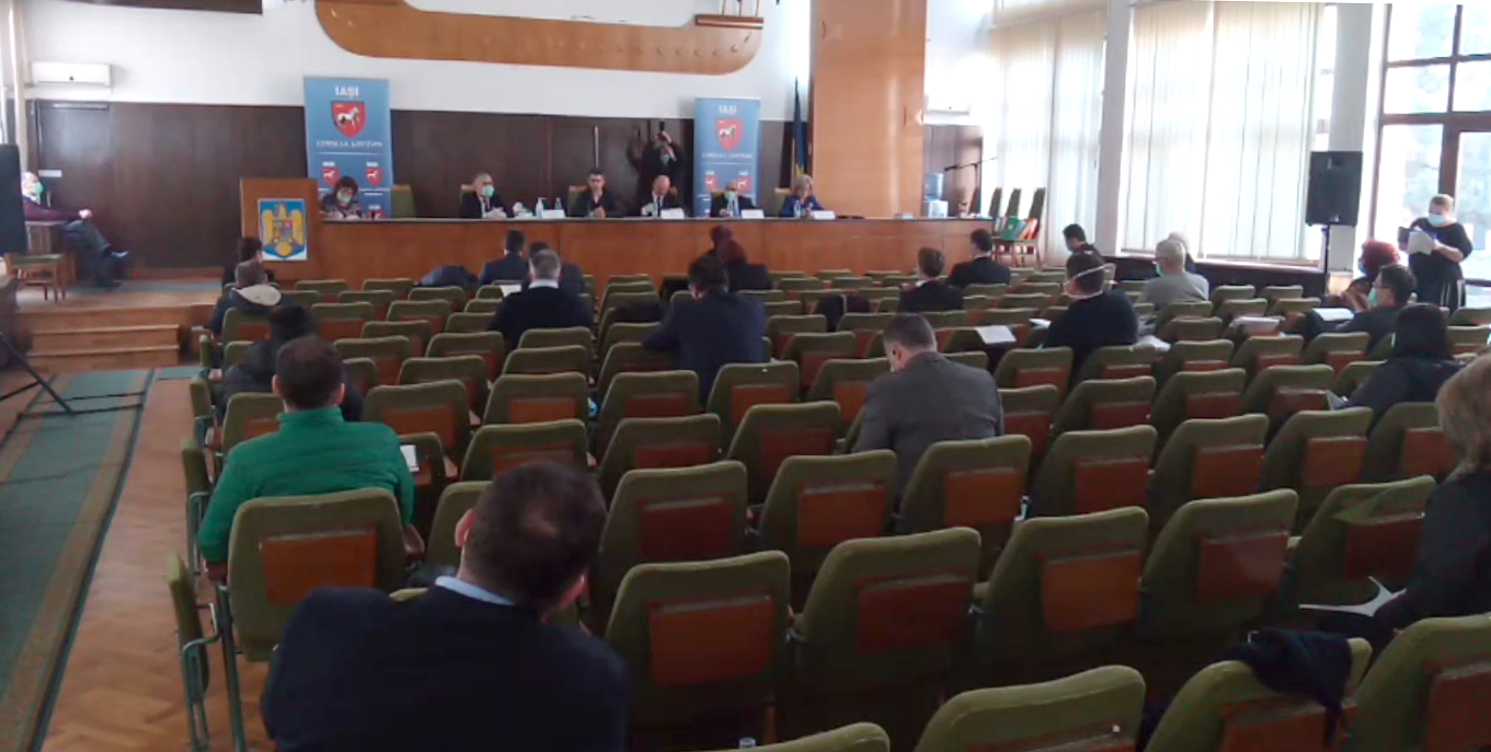  LIVE VIDEO: 60 de proiecte dezbătute într-o ședință specială la CJ Iași