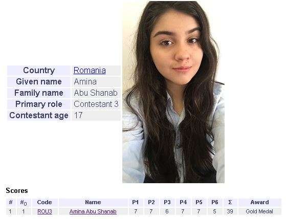  O elevă româncă a câştigat locul întâi la Olimpiada Europeană de Matematică pentru Fete
