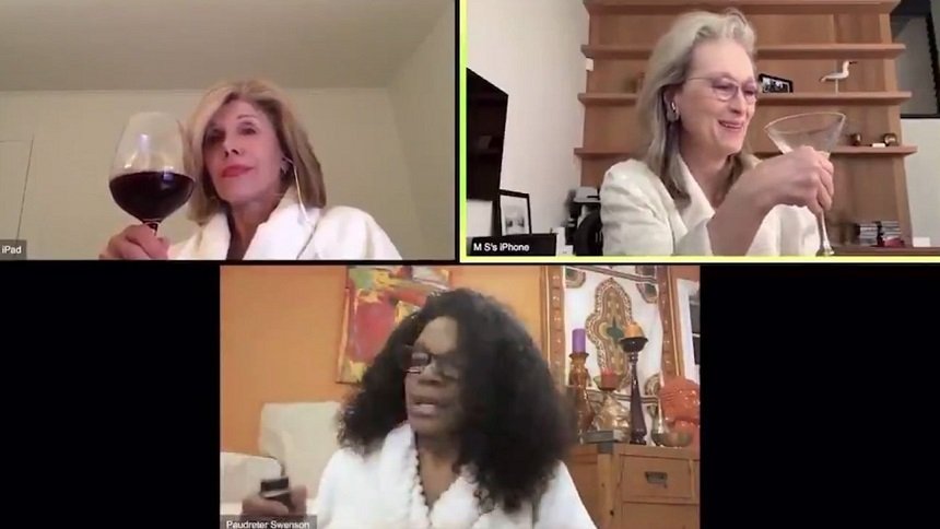  VIDEO: Meryl Streep, Christine Baranski şi Audra McDonald, show în halate de baie