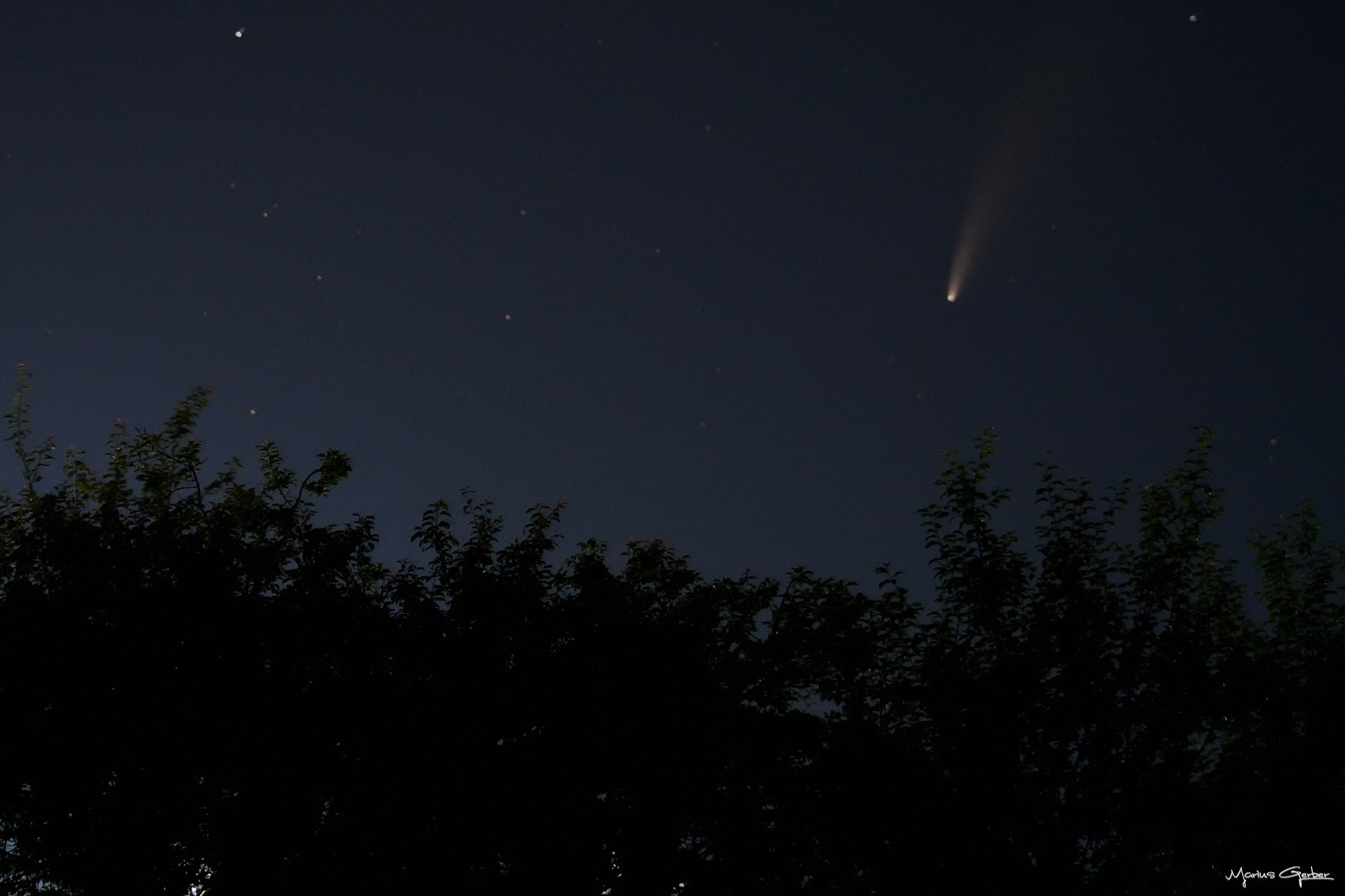  Cometa NEOWISE a fost fotografiată deasupra Iaşului. E vizibilă după ora 24