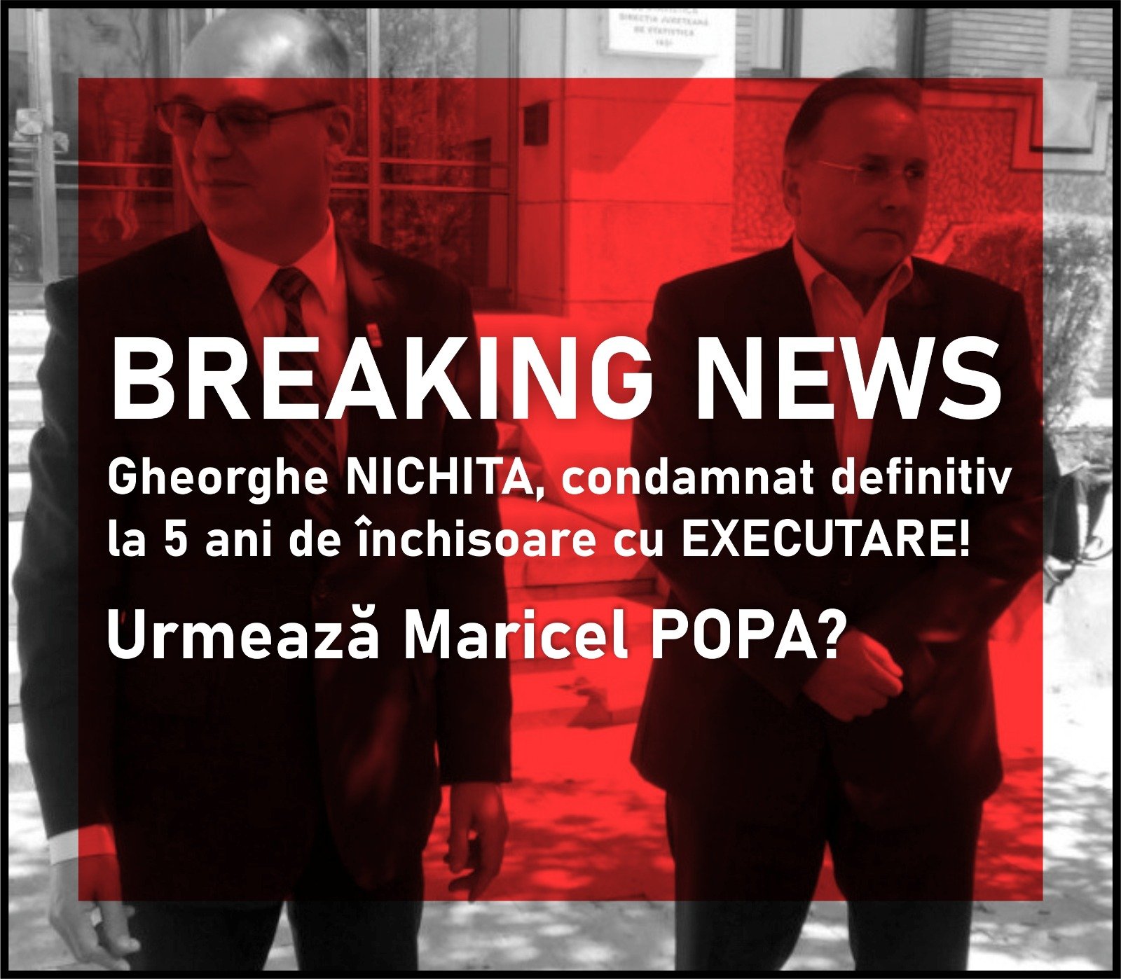  Condamnarea definitivă la închisoare a lui Gheorghe Nichita confirmă prăbușirea definitivă a PSD la Iași (P)