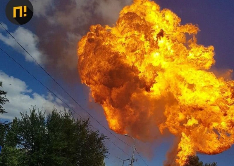  VIDEO: Explozie uriașă la o stație de gaz din Volgograd. Ciupercă de foc