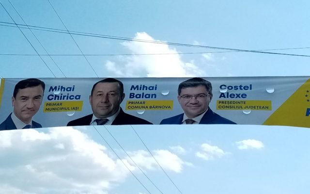  Primarul PSD din Bârnova, îndrăgostit de Ceauşescu, pe banner cu Alexe şi Chirica