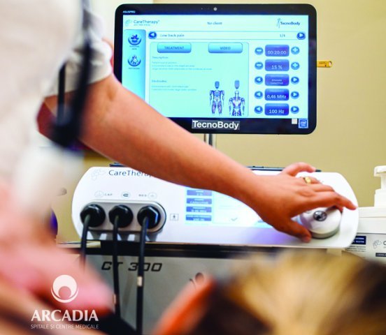  Proceduri moderne de fizioterapie, în Centrul de Recuperare Medicală Arcadia (P)