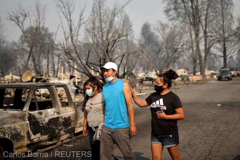  SUA: Jumătate de milion de persoane din Oregon, evacuate din calea flăcărilor. Cel puţin 16 morţi