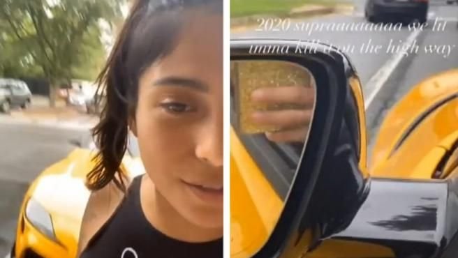  VIDEO: S-a filmat in timp ce conducea cu viteza noul bolid cu cateva clipe inainte sa moara! Imagini incredibile cu masina distrusa