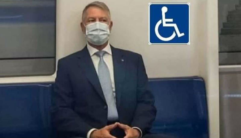  FOTO: Ce este în neregulă în această imagine cu Iohannis în metrou?