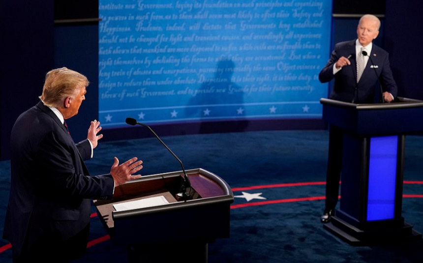  Principalele insulte în prima dezbatere faţă în faţă Trump-Biden