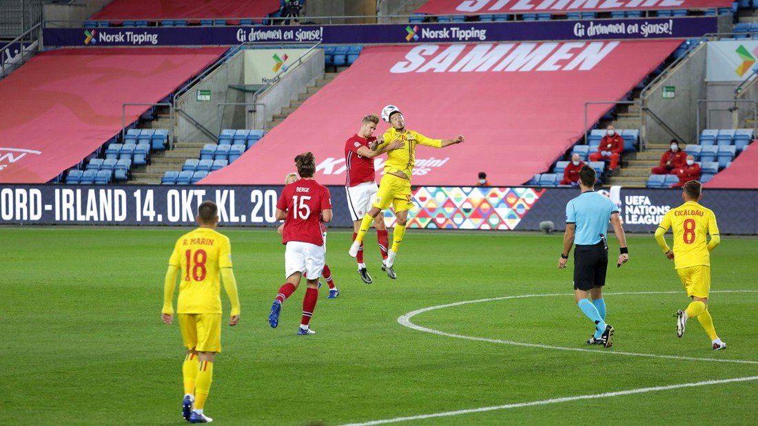  România a fost zdrobită de naţionala de fotbal a Norvegiei