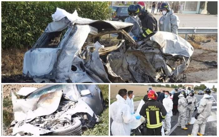  Un român de 27 de ani, la volanul BMW-ului care a semănat moarte pe o șosea din Italia. A mințit că pasagerul mort conducea bolidul