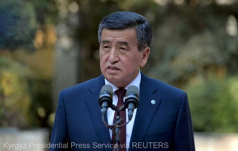  Preşedintele Kârgâzstanului, Sooronbai Jeenbekov, a demisionat