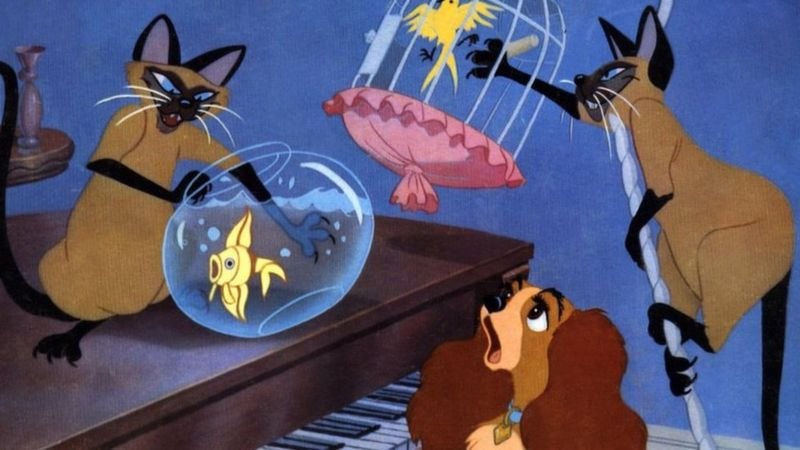  Pisicile Aristocrate, Doamna și vagabondul, Dumbo, Cartea Junglei au conținut rasist