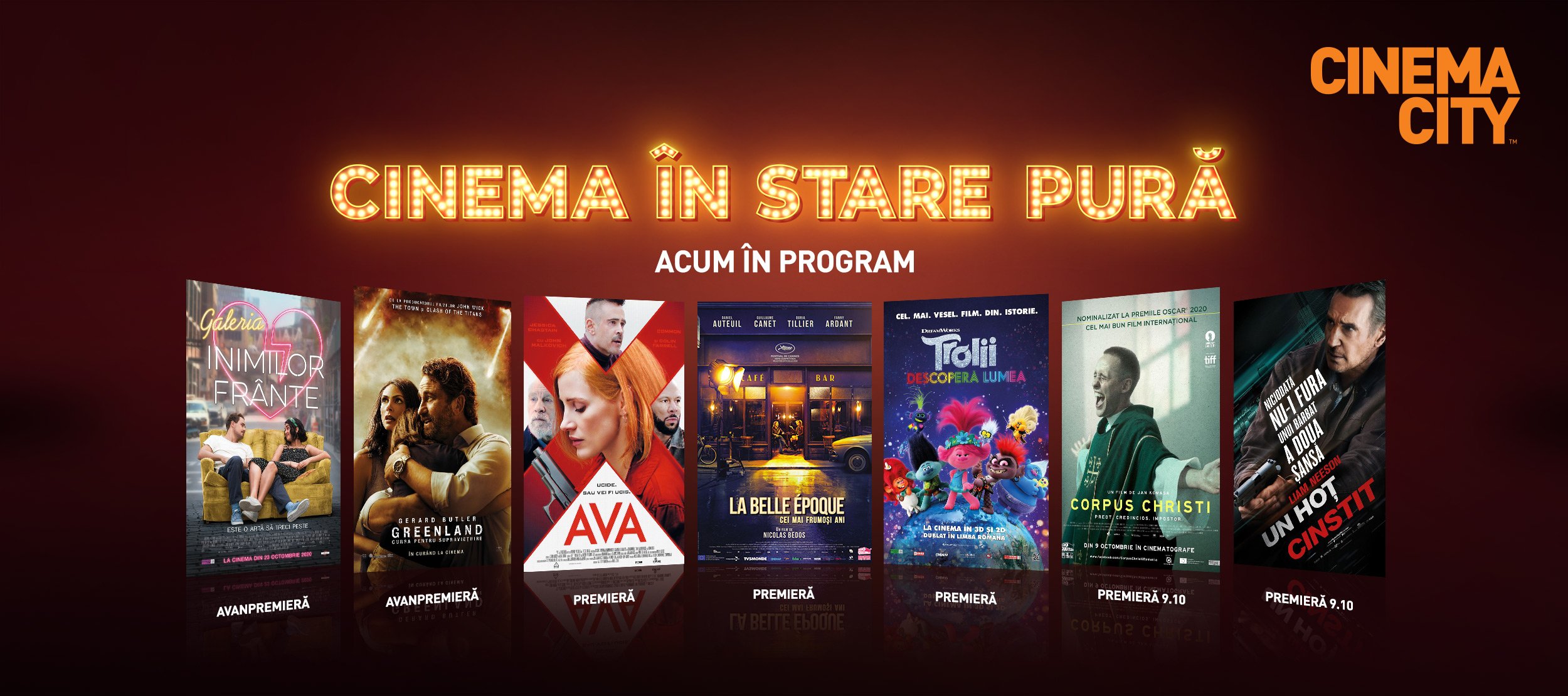  Cele mai noi premiere ale sezonului te aşteaptă ACUM la Cinema City din Iulius Mall Iași