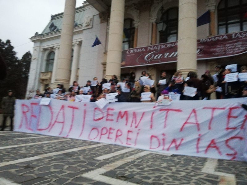  Revoltă iar la Opera Iași. Se cere demiterea managerului instituției