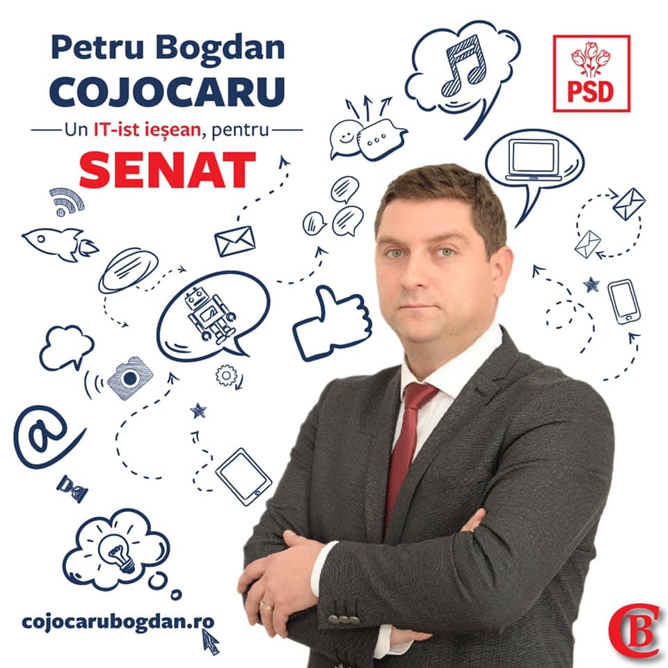  Bogdan Cojocaru, candidat pentru Senatul României: Sunt un tânăr IT-ist cu peste 17 ani de experiență profesională, politică și administrativă (P)
