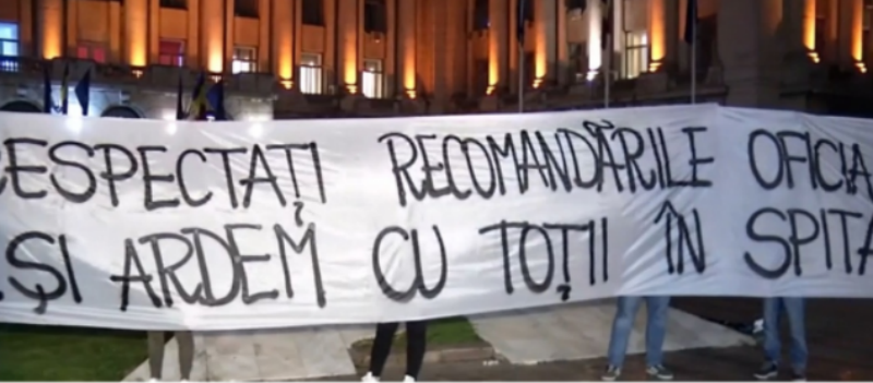  Proteste la Piatra Neamț. Se cere demisia celor vinovați de tragedia din spital