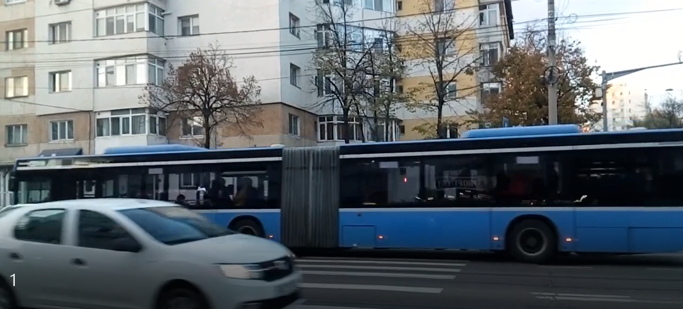  VIDEO: Autobuzele articulate de tip MAN, pe traseu la Iași de câteva zile