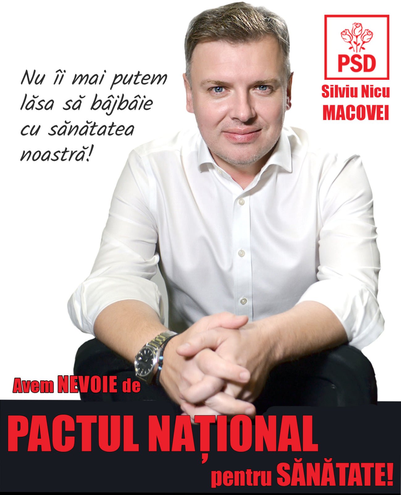  Silviu Macovei, candidat PSD Iași la Camera Deputaților: Este absolut necesar să avem un Pact pentru Sănătate! (P)