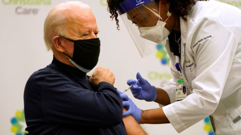  Preşedintele ales al SUA, Joe Biden, a primit a doua doză de vaccin