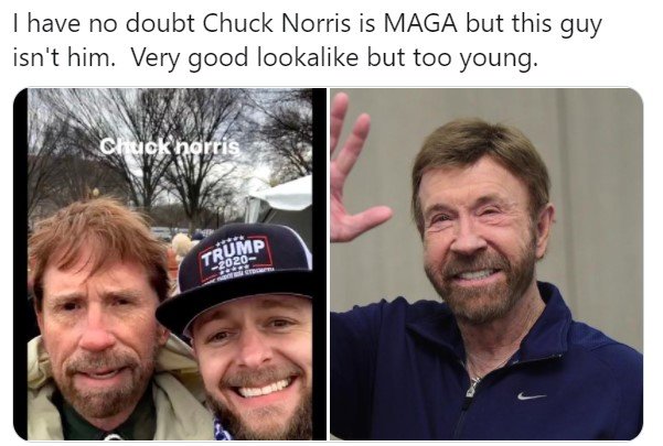  VIRAL: Chuck Norris, nevoit să nege că a participat la asaltul asupra Capitoliului