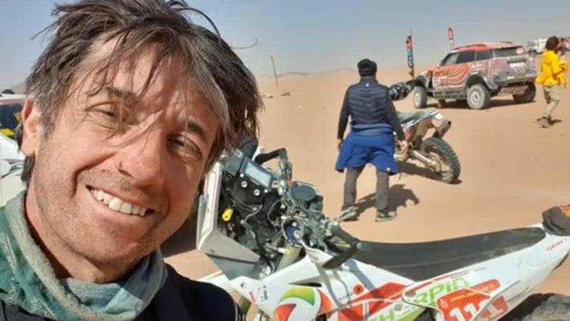  Motociclistul Pierre Cherpin a murit după ce duminică a suferit o căzătură la Raliul Dakar