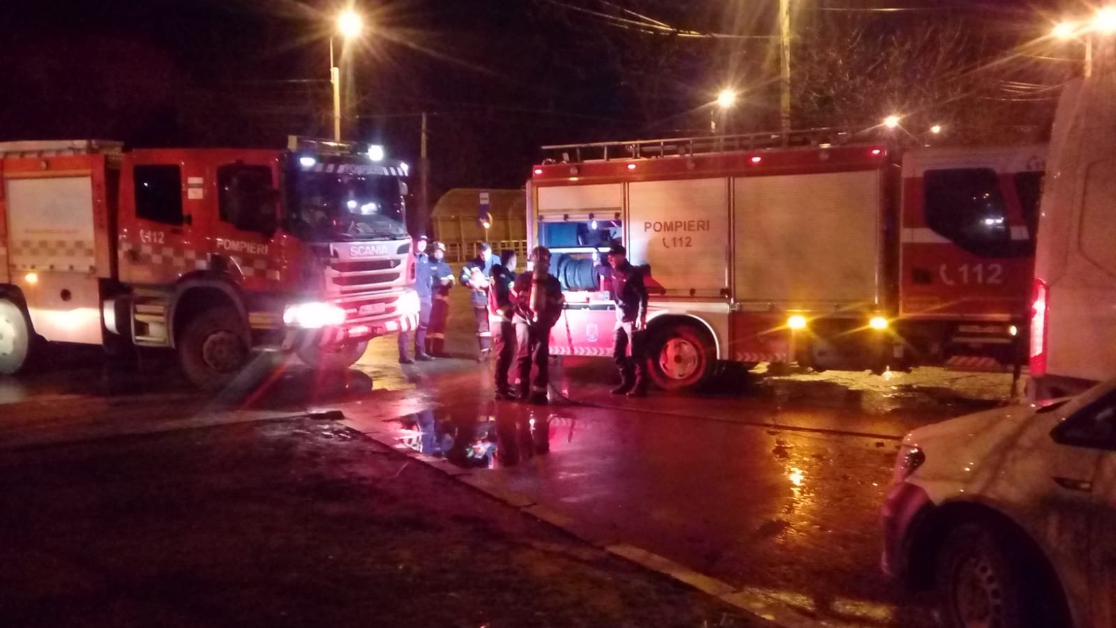  Incendiu la un magazin Profi din Iași. Trei mașini de pompieri trimise acolo