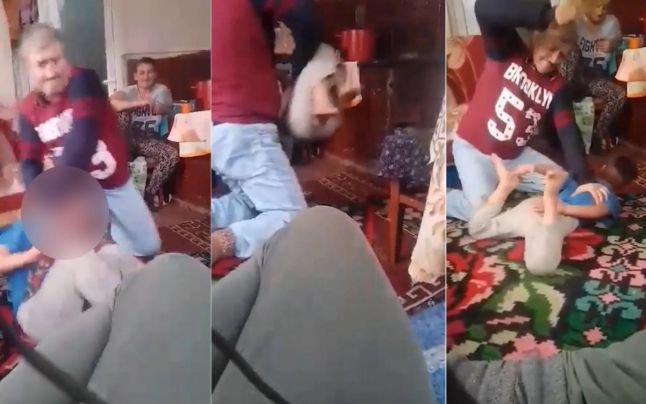  (VIDEO) Scene de groază la Suceava. Copil de 7 ani, bătut cu bestialitate de tatăl său