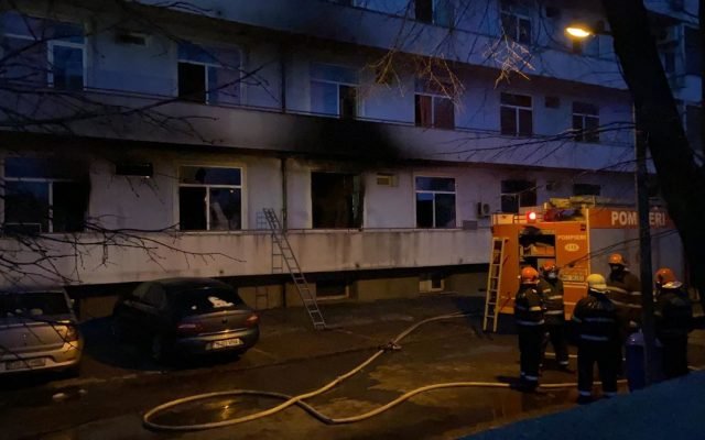  19 decese după incendiul de la Matei Balș. Încă un pacient transferat a murit