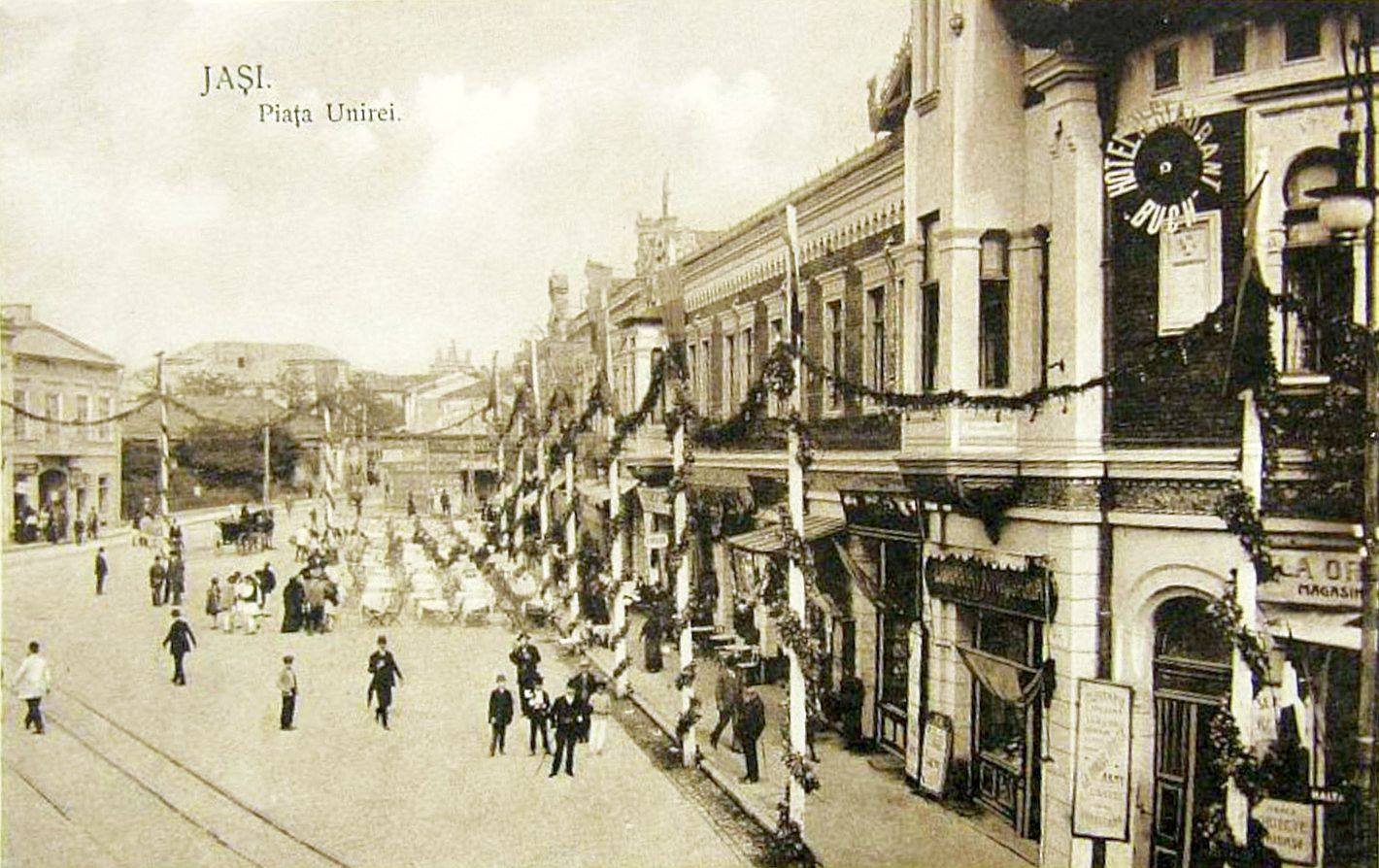  FOTO: Fascinanta stradă Victor Place/ strada Unirii din Iași, acum dispărută