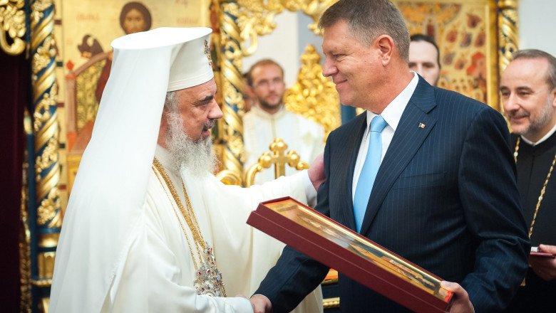  Preşedintele Klaus Iohannis se întâlneşte cu Patriahul Daniel