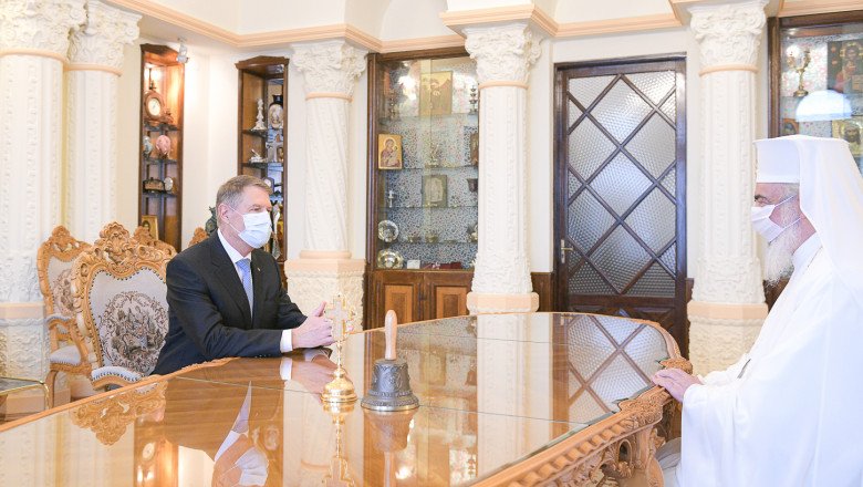  Ce a transmis preşedintele Iohannis după ce s-a întâlnit cu Patriarhul Daniel