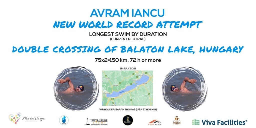  Sportivul Avram Iancu se pregăteşte pentru un nou record mondial la înot de anduranţă