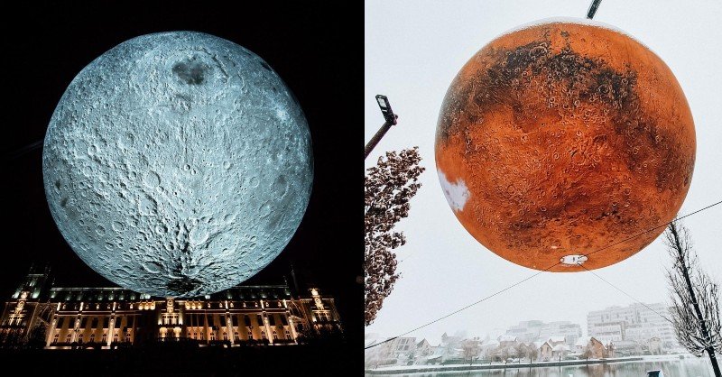  Care e mai frumoasă? Luna de la Palas Iași sau Marte de la Iulius Mall Cluj-Napoca?