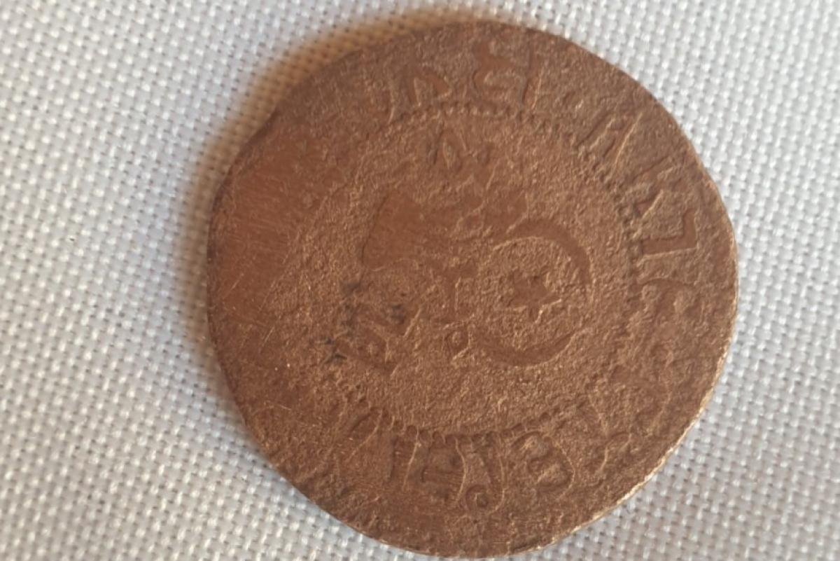  Monedă extrem de rară, din timpul lui Ioan Vodă cel Viteaz, găsită la arat