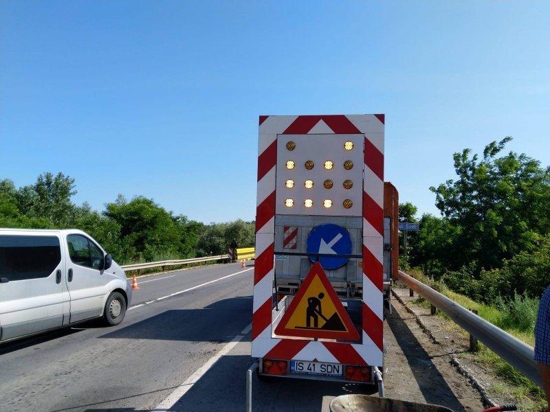  Poduri reparate şi asfalt nou pe Europeană: se lucrează noaptea