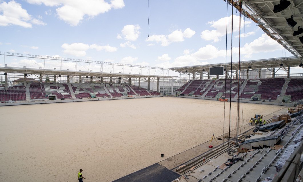  Stadionul Giuleşti este finalizat în proporţie de 90 la sută şi va putea găzdui competiţii din vară