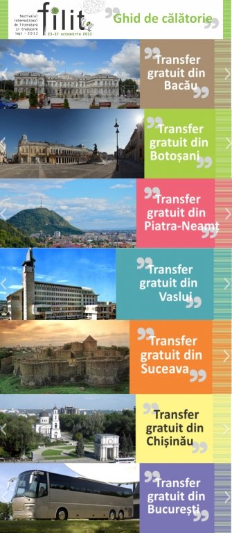  S-a lansat platforma de călătorie FILIT. Curse gratuite din nord-estul Moldovei, Bucureşti şi Chişinău