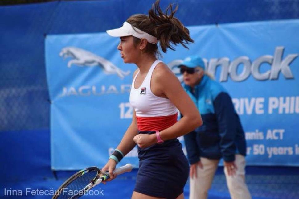  ITF: Irina Fetecău a fost învinsă categoric în finala turneului de la Naples