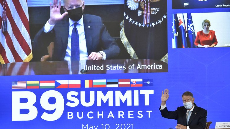  Klaus Iohannis i-a cerut lui Joe Biden o creștere a prezenței militare a NATO în România
