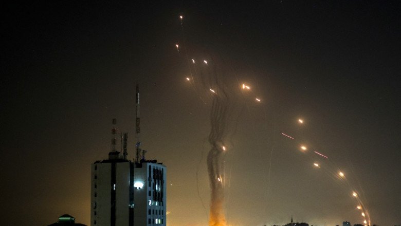  VIDEO  Cum a funcționat scutul Iron Dome în momentul în care Hamas lansează o ploaie de rachete asupra Israelului