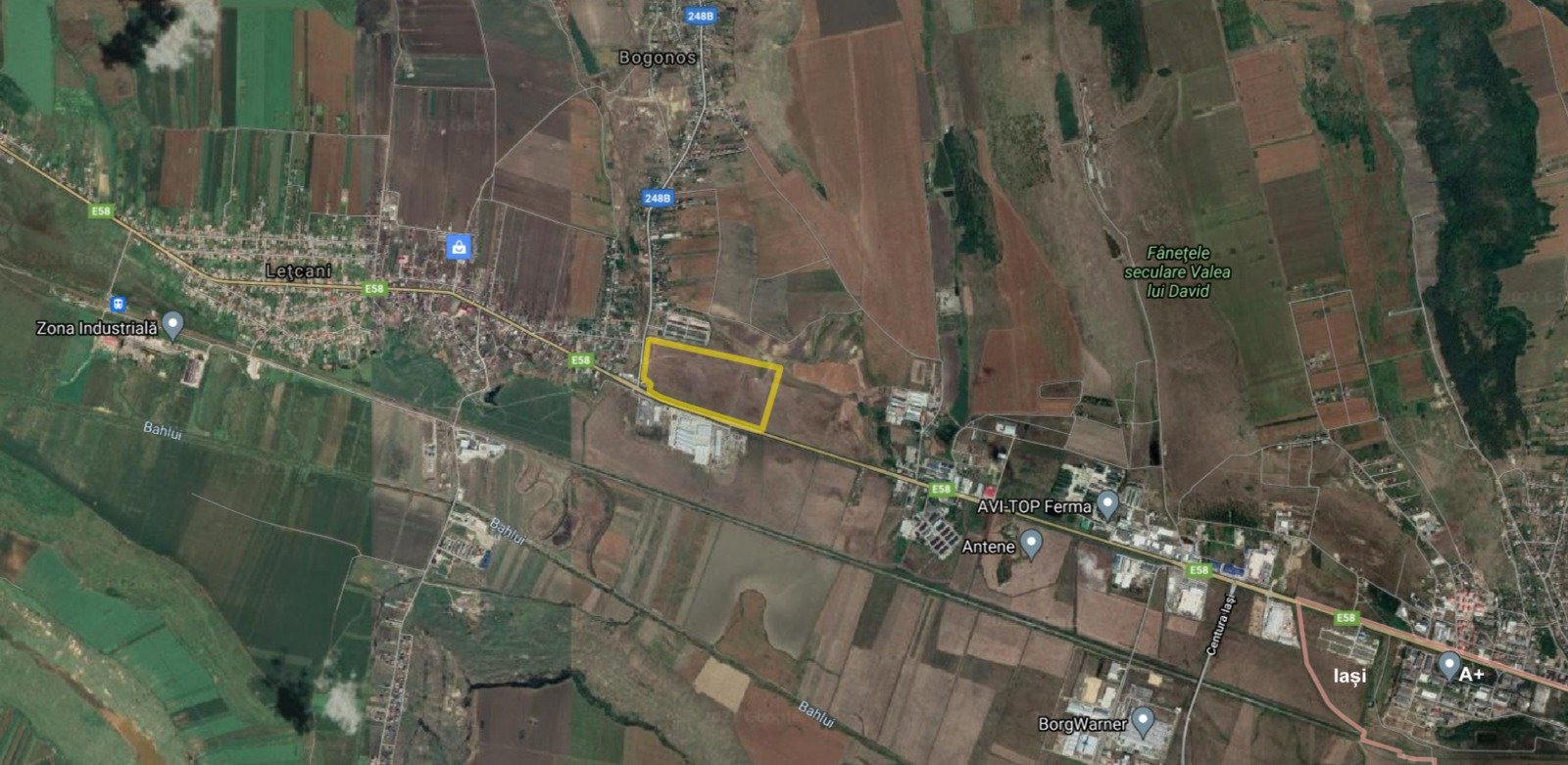  Se conturează primul parc industrial din afara Miroslavei. 18 hectare la Lețcani