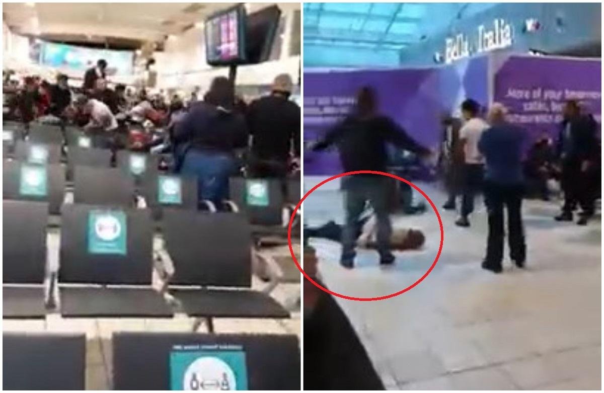  Bătaia între români de pe Aeroportul Luton: Autorităţile britanice au reţinut 17 persoane implicate