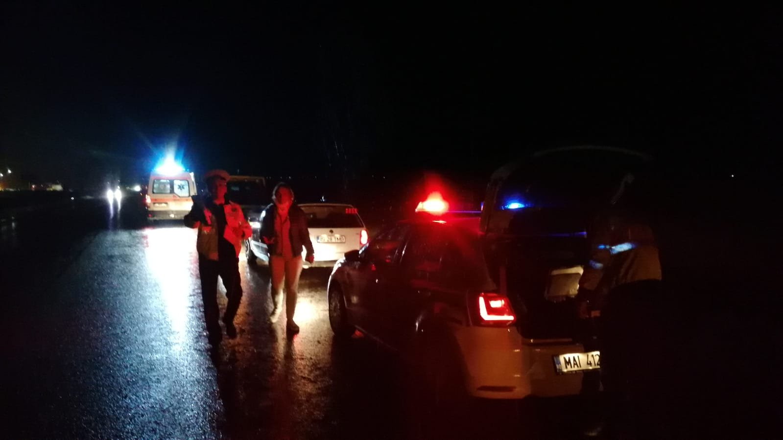  VIDEO Șoferiță accidentată la Podu Iloaiei. A  zburat în decor din cauza ploii