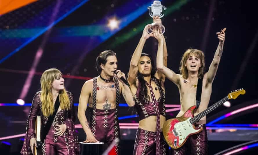  VIDEO: Trupa italiană Maneskin a câştigat ediţia din acest an a concursului Eurovision