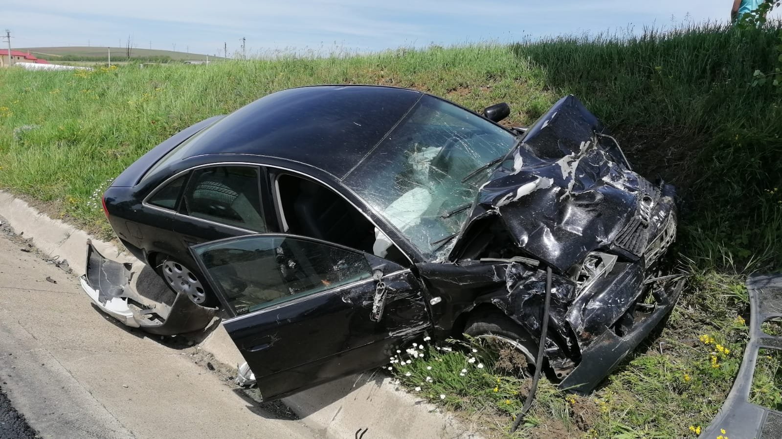  FOTO-VIDEO: Accident mortal pe Europeană: se ducea cu Audi la ITP
